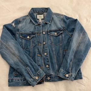 Dark wash Forever 21 jean jacket